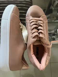Soviet Chunky Sole Sneakers – Pink & White(Pre loved)