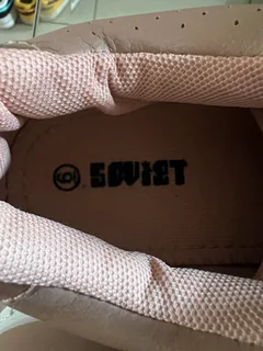 Soviet Chunky Sole Sneakers – Pink &amp; White(Pre loved)