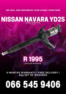 Nissan Navara Diesel Injectors For Sale On Exchange With Warranty