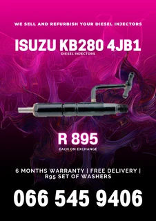 Isuzu Kb280 4jb1 Diesel Injectors For Sale On Exchange With Warranty