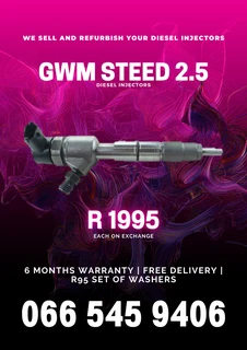 Gwm Steed 2.5 Diesel Injectors For Sale On Exchange With Warranty