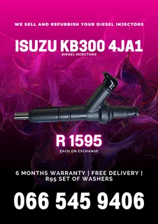 Isuzu Kb300 4ja1 Diesel Injectors For Sale On Exchange With Warranty