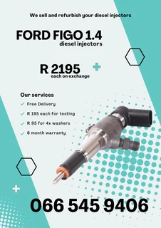 Ford Figo Diesel Injectors For Sale On Exchange With Warranty