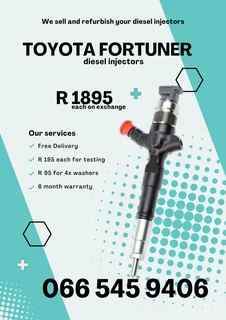 Toyota Fortuner Diesel Injectors For Sale On Exchange With Warranty