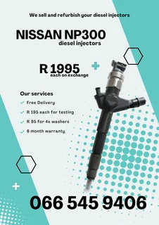 Nissan Np300 Diesel Injectors For Sale On Exchange With Warranty
