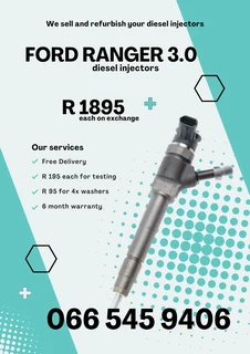 Ford Ranger 3.0 Tdci Diesel Injectors For Sale On Exchange With Warranty