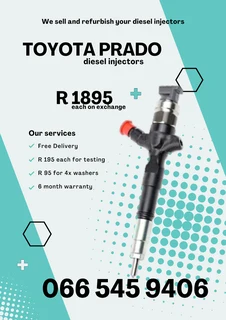 Toyota Prado Diesel Injectors For Sale On Exchange With Warranty