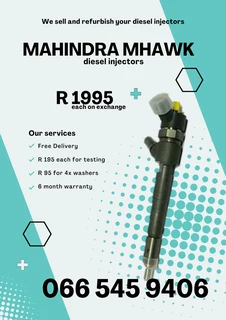 Mahindra Mhawk Diesel Injectors For Sale On Exchange With Warranty