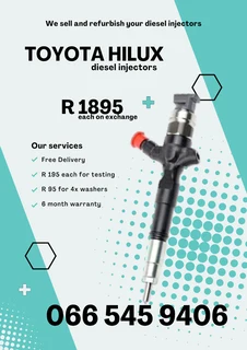 Toyota Hilux Diesel Injectors For Sale On Exchange With Waranty