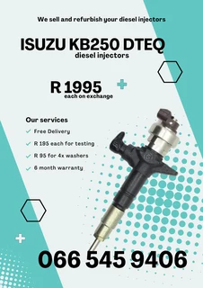 Isuzu Kb300 Dteq Diesel Injectors For Sale On Exchange With Warranty
