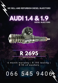 Audi 1.4 & 1.9 Diesel Injectors For Sale On Exchange With Warranty