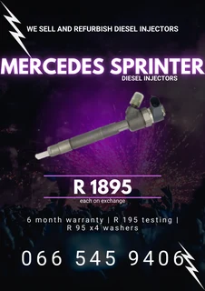 Mercedes Benz Sprinter Diesel Injectors For Sale With Warranty