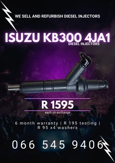 Isuzu Kb300 Diesel Injectors For Sale With Warranty
