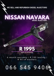 Nissan Navara Yd25 Diesel Injectors For Sale With Warranty