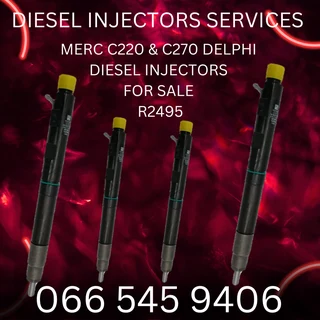Mercedes C220 & C270 Delphi Diesel Injectors For Sale On Exchange With Warranty