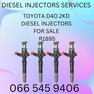 TOYOTA D4D 2KD DIESEL INJECTORS FOR SALE ON EXCHANGE WITH WARRANTY