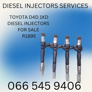 Toyota D4d 1kd Diesel Injectors For Sale On Exchange With Warranty