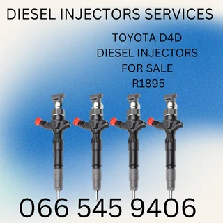 Toyota D4d  Diesel Injectors For Sale On Exchange With Warranty