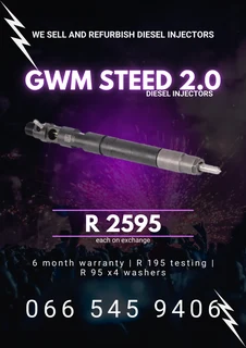 Gwm 2l Diesel Injectors For Sale On Exchange With Warranty