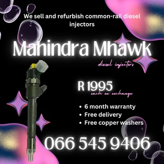 Mahindra Mhawk Diesel Injectors On Exchange With Warranty On Exchange