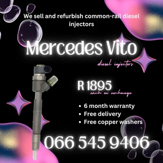 Mercedes Benz Vito Diesel Injectors For Sale On Exchnage With Warranty