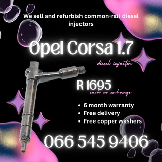 Opel Corsa 1.7 Diesel Injectors For Sale On Exchange With Warranty