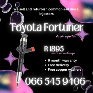 Toyota Fortuner Diesel Injectors For Sale On Exchange With Warranty