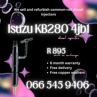Isuzu Kb280 4jb1 Diesel Injectors For Sale On Exchange With Warranty