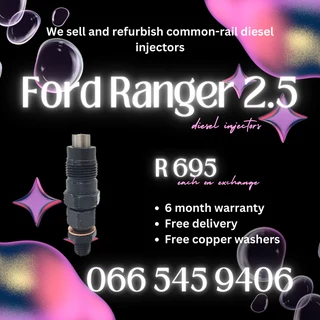 Ford Ranger 2.5 Wl Diesel Injectors For Sale On Exchange With Warranty