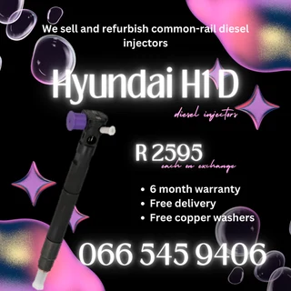 Hyundai H1 Delphi Diesel Injectors For Sale On Exchange With Warranty