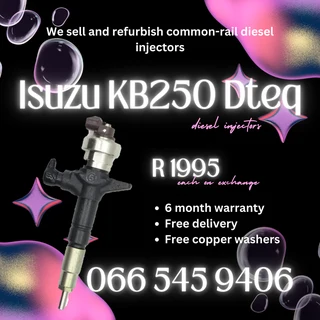 Isuzu Kb250 Dteq Diesel Injectors For Sale On Exchange With Warranty