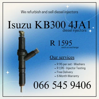 Isuzu Kb300 4ja1 Diesel Injectors For Sale On Exchange With Warranty