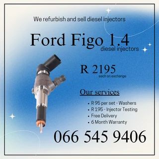 Ford Figo 1.4 Diesel Injectors For Sale On Exchange With Warranty