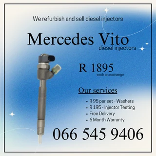 Mercedes Benz Vito Diesel Injectors For Sale On Exchange With Warranty