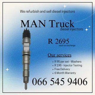 Man Truck Diesel Injectors For Sale On Exchange With Warranty