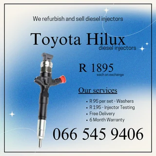 Toyota Hilux Diesel Injectors For Sale On Exchange With Warranty