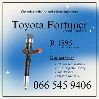 Toyota Fortuner Diesel Injectors For Sale On Exchange With Warranty