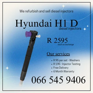 Hyundai H1 Delphi Diesel Injectors For Sale On Exchange With Warranty