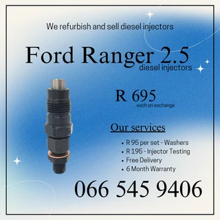 Ford Ranger 2.5 Wl Diesel Injectors For Sale On Exchange With Warranty