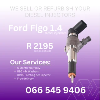 Ford Figo 1.4 Diesel Injectors For Sale On Exchange With Warranty