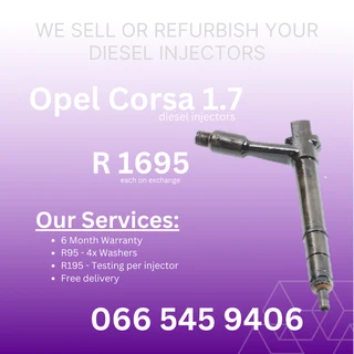 Opel Corsa 1.7 Diesel Injectors For Sale On Exchange With Warranty