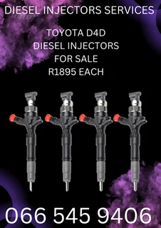 Toyota D4d Diesel Injectors For Sale On Exchange With Warranty