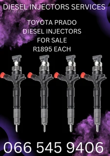 Toyota Prado Diesel Injectors For Sale On Exchange With Warranty