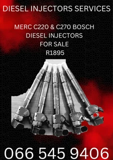 Mercedes C220 & C270 Bosch Diesel Injectors For Sale On Exchange With Warranty
