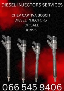 Chev Captiva Bosch Diesel Injectors For Sale On Exchange With Warranty