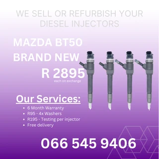 Mazda Bt50 Brand New Diesel Injectors For Sale On Exchange With Warranty