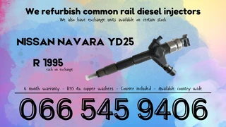 Nissan Navara Yd25 Diesel Injectors For Sale On Exchange With Warranty