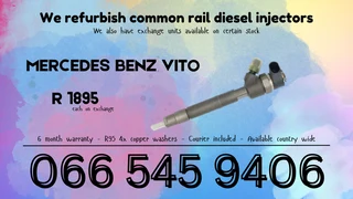 Mercedes Benz Vito Diesel Injectors For Sale On Exchange With Warranty