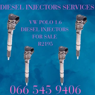 VW POLO 1.6 DIESEL INJECTORS FOR SALE ON EXCHANGE WITH WARRANTY