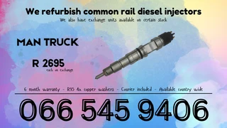 Man Truck Diesel Injectors For Sale On Exchange With Warranty